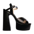 thumbnail image 1 of Sandalia de Tacón Alto 14 cm para Mujer Antonio Cavala 2907 Negro o Dorado Plataforma 4 cm negro 22, 1 of 5