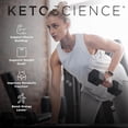 thumbnail image 3 of Keto Science Plant-Based Protein, Keto Meal Shake, Rich in Vitamins & Minerals, Complete Meal Replacement, Pea Protein for Women & Men, Chocolate Cream, 14 Servings, 3 of 7