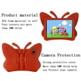 thumbnail image 4 of Dteck Kids Case for iPad Air 11 Inch (M2) 2024 / iPad Pro 11 Inch (M4) 2024, Cute Butterfly Case for Kids Light Weight EVA Stand Shockproof Rugged Heavy Duty Kids Friendly iPad Cover,Red, 4 of 6
