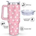 thumbnail image 3 of Halloween Ghosts Cup Gifts for Women Girls, Cute Spooky 40oz Tumbler with Handle and Straw, Holiday Stainless Steel Insulated Water Bottle (1 PC), 3 of 3
