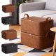 thumbnail image 1 of Bolsa de almacenamiento para colchas Organizador de maletas de cuero encerado • Bolsa de acolcha de viaje de gran capacidad • Estuche versátil para guardar ropa de cama Uso doméstico, 1 of 8