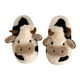 thumbnail image 1 of Zapatillas de felpa cálidas para mujer, zapatos de algodón para el hogar, vaca bonita antideslizante (38-39), 1 of 7