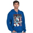 thumbnail image 5 of The Smurfs Cool Kanji Stay Hungry Zip Up Hoodie Men's Women's Brisco Brands L, 5 of 6