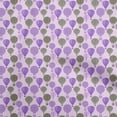 thumbnail image 1 of oneOone Cotton Poplin Twill Violet Fabric Travel Dress Material Fabric Print Fabric By The Yard 56 Inch Wide, 1 of 4