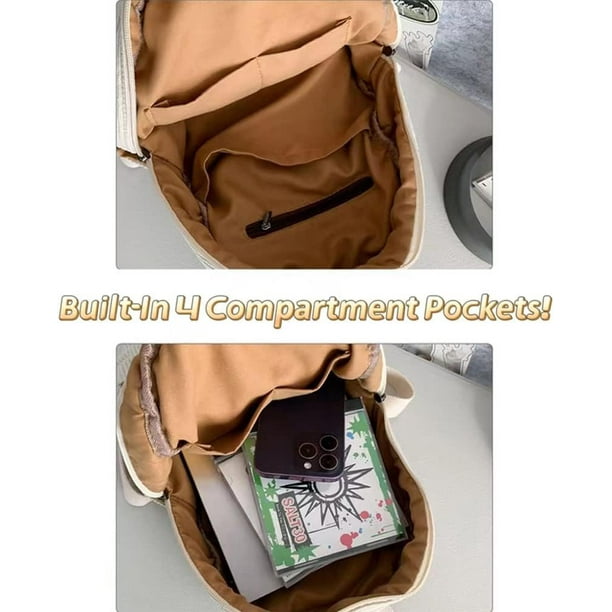 Brown mini backpack purse cheap