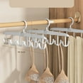 thumbnail image 4 of Multifunctional Clothes Hanger for Closet Organization with 360° Rotating 6 Hook Design Suitable for Tank Tops Bras Underwear Hats Ties and Accessories, 4 of 4