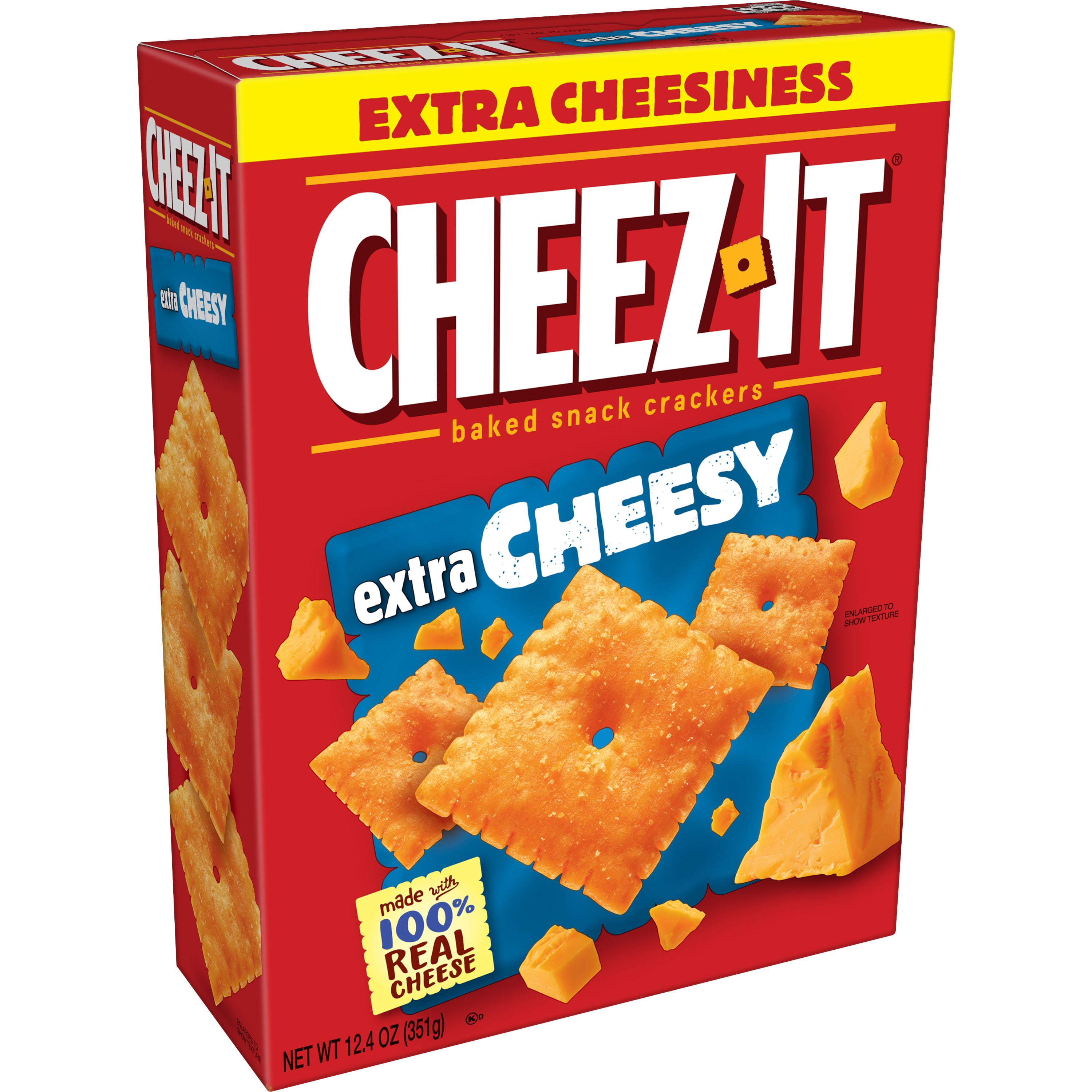 CheezIt Cheese Crackers, Baked Snack Crackers, Office and Kids Snacks
