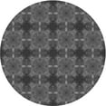 thumbnail image 1 of Ahgly Company Indoor Round Patterned Sonic Silver Gray Area Rugs, 8' Round, 1 of 6