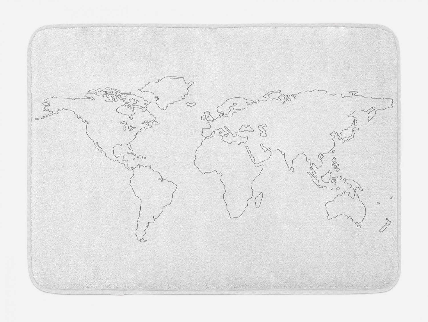 Map Bath Mat Simplistic Design World Map Outline With Thin Black Line Drawing Abstract Continents Non Slip Plush Mat Bathroom Kitchen Laundry Room Decor 29 5 X 17 5 Inches Black White Ambesonne Walmart Com Map Bath Mat Simplistic Design World Map Outline With Thin Black Line Drawing Abstract Continents Non Slip Plush Mat Bathroom Kitchen Laundry Room Decor 29 5 X 17 5 Inches Black White Ambesonne Walmart Com