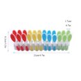 thumbnail image 2 of BE-TOOL Colorful Clothespins Laundry Folder Clip Air Drying Clothing Pin Set 12 Pack Random Colors, 2 of 8