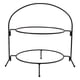 thumbnail image 1 of Soporte para Tartas, estante para exhibición de postres, 2 niveles de hierro desmontable, Simple para fiesta, soporte para exhibición de frutas, Negro, 1 of 9