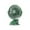 Green, variant on JeashCHAT USB Desk Fan , Small But Powerful, Portable Clip-on Fan Personal Fan with Sturdy Clamp, Quiet 3 Speed Mini Desktop Cooling Fan for Bedroom Office Car Dorm Room (White)