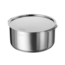 Tramontina Utsava 5.75-Quart Tri-Ply Clad Stainless Steel Tope/Patila with Lid - Induction & Oven Safe