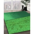thumbnail image 3 of Ahgly Company Machine Washable Indoor Round Transitional Forest Green Area Rugs, 6' Round, 3 of 7