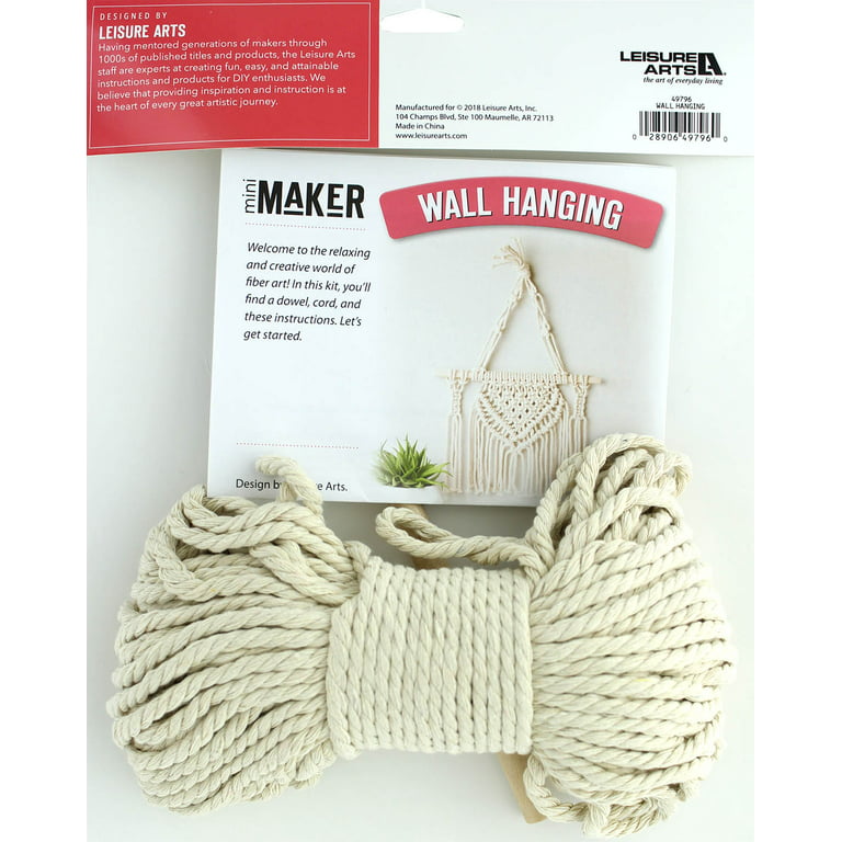 Macrame Kit DIY Macrame Kits for Adult Beginners Macrame Wall Hanging Kit -  China Macrame Cord and Macrame Strings price