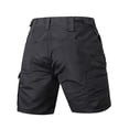 thumbnail image 5 of Zimjoy Men's Tactical Cargo Shorts with Adjustable Belt Water Resistant Multi Pocket Quick Dry Knee Length Outdoor Hiking Work Utility Shorts Black 2XL, 5 of 8