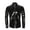 Black, variant on Men Sexy Leather Shirt, Plus Size S-7XL, Glossy PVC Leather, Full Zipper, Shiny Latex Long Sleeve Coat for Male