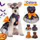 thumbnail image 2 of Ropa de Halloween para perros, camiseta para mascotas de playa de verano para perros pequeños, medianos y grandes, ropa para cachorros y gatos, abrigo de disfraz para mascotas, vestido colorido, 2 of 4