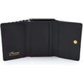 thumbnail image 3 of SURJDE Cute Fashion Cartoon Character Small Wallet Short Ladies Wallet Leather Tri-fold Wallet Money Bag, Black, Small, Different Pattern Design Wallets, 3 of 4
