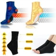 thumbnail image 4 of 3 Paires de Bas de Compression pour Soulager la Fasciite Plantaire, Attelle de Cheville pour l'Enflure, Taille Homme, 4 of 8