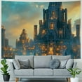 thumbnail image 4 of Autua Fantasy Underwater City Background Legendary City of Atlantis Sunk Underwater, Ancient Civilization Background Theme Party Decoration 60x50inch, 4 of 6
