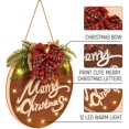 thumbnail image 4 of Cartel de Navidad HOMCDALY Merry Christmas con 12 luces LED, 4 of 8