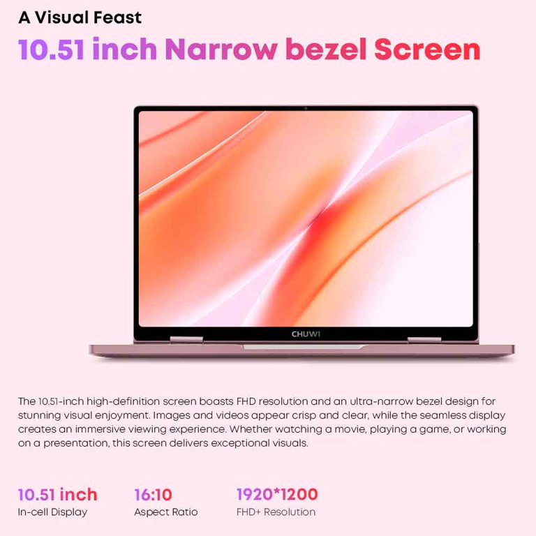CHUWI 10.51'' 2 in 1 Gaming Tablet, 12GB RAM, 512GB SSD CHUWI 10.51'' 2 in 1 Gaming Tablet, 12GB RAM, 512GB SSD