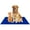 Royal Blue, variant on Amorite Washable Pee Mat for Dogs, Reusable & Waterproof Mat for Potty Training for Dogs & Cats, 100x70 CM, Dark Sea Blue
