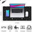 thumbnail image 5 of Long Mouse Pads for Desk,Black Night Sky Pattern Desk Mats on Top Of Desks, Desk Mouse Pad Extra Large with 3mm Non-Slip Base and Stitched Edge for Gaming,Office,Work,Home 31.5"x15.7", 5 of 6
