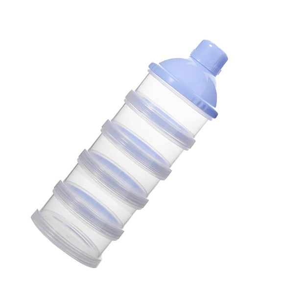 Fórmula Para Bebé, Seguro, 5 Compartimentos, Diseño Desmontable Antiderrame, Contenedor De Almacenamiento De Aperitivos, Suministros De Alimentación Para Bebés Para Viajes Vogacara HA042256-03