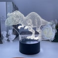 thumbnail image 2 of Luz nocturna LED 3D con dinosaurios que cambian de color para niños, 2 of 5