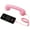 Pink, variant on Retro Phone Handse, Bluetooth Retro Phone Handset for Phone & Android, with Microphone & Speaker,Retro Telephone Handset Style Landline Handle Receiver