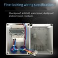 thumbnail image 2 of Construction Power Distributor Wall Power Distributor with Switch 10 A 250 V 2P, 2 of 10