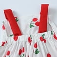 thumbnail image 6 of Edvintorg 1-4 Years Baby Dresses for Girls Toddler Kids Baby Girls Summer Cute Floral Print Slip Dress Bowknot Princess Dress, 6 of 7