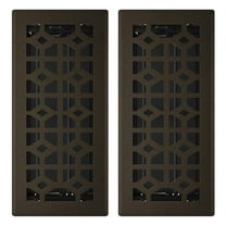 Imperial RG3392 4 x 10-Inch Templar Decorative Floor Register, Bronze Age, 2 Pack