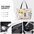 thumbnail image 3 of Honeii Mushrooms And Butterflies for Tote Bag with Adjustable Strap,Beach Bag, Waterproof Sandproof Beach Tote Bag, Large Capacity Foldable Beach Bags, 3 of 7