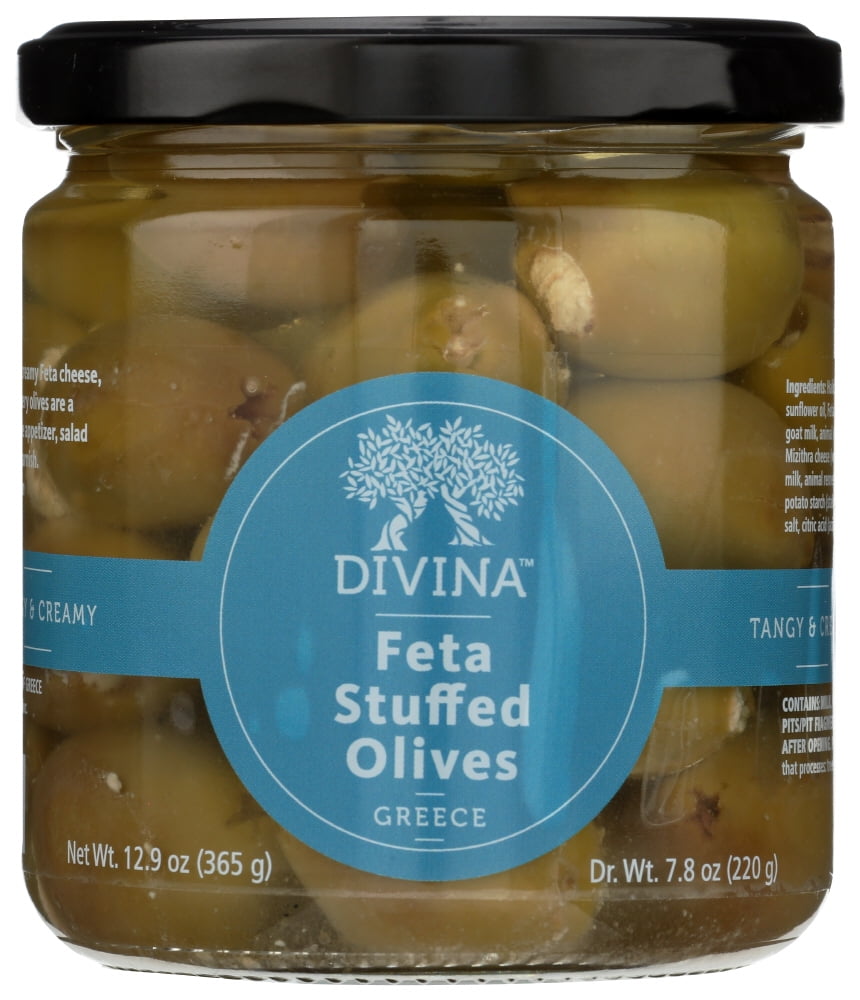 Divina Olives Stuffed With Feta Cheese, 7.8 Oz.