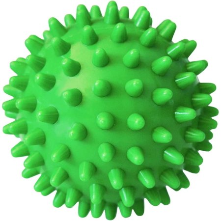 Massage Balls - Spiky Ball Roller Set for Plantar Fasciitis, Trigger Points Neck & Back Pain Relief - Deep Tissue Rehab Reflexology & Acupressure Compact Portable Therapist (Green)