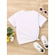 thumbnail image 2 of Camiseta de manga corta con estampado gráfico de unicornio, top informal de punto con cuello redondo y ligera elasticidad, mezcla de algodón (95 % algodón, 5 % elastano), prenda de verano para edades, 2 of 6