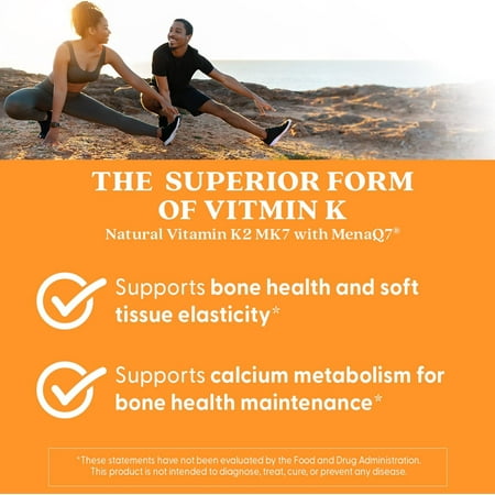 ドクターズベスト ナチュラル ビタミンK2 45mcg 60粒 ベジカプセル Doctor's Best Natural Vitamin K2 MK-7 with MenaQ7 サプリメント ビタミン