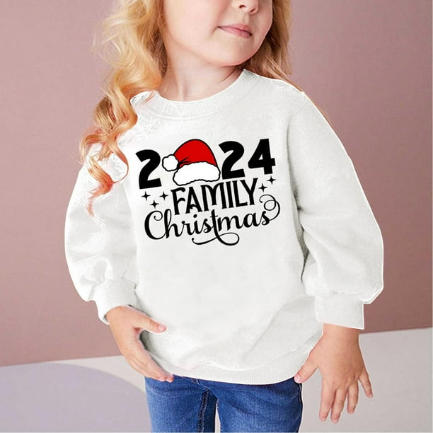 Xihbxyly Sudadera de Invierno, Cómoda Camiseta de Manga Larga, Elegante Estampado Navideño, Tela Suave y Cómoda, Ideal para Uso Diario, Ideal para Actividades Escolares y de Ocio, Ideal Como Regalo.