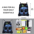 thumbnail image 2 of Lsque Five Nights At Freddy'S Print Drawstring zipper Backpack Bag Sport Gym Sackpack Cinch Bags Drawstring Bags Draw String Sport Bag-One Size, 2 of 5
