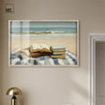 thumbnail image 3 of Beach Reading Shadowbox Print Coastal Art by Art Remedy, Blonde Frame, 45 x 30, 3 of 7