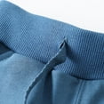 thumbnail image 4 of Boys Baseball Pants Grey Trousers Loose Baby Pants Girls Boys Winter Toddler Solid Sport Pants Boys Pants Light Blue, 2T, 4 of 8