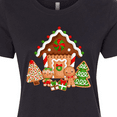 thumbnail image 4 of Inktastic Gingerbread House Christmas Women's T-Shirt, 4 of 5