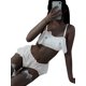 thumbnail image 3 of Txlixc - Pijama Kawaii para Mujer, 2 Piezas, Top Corto con Tirantes de Espagueti para Perro/Conejito + Pantalones Cortos Txlixc Sexy, 3 of 6
