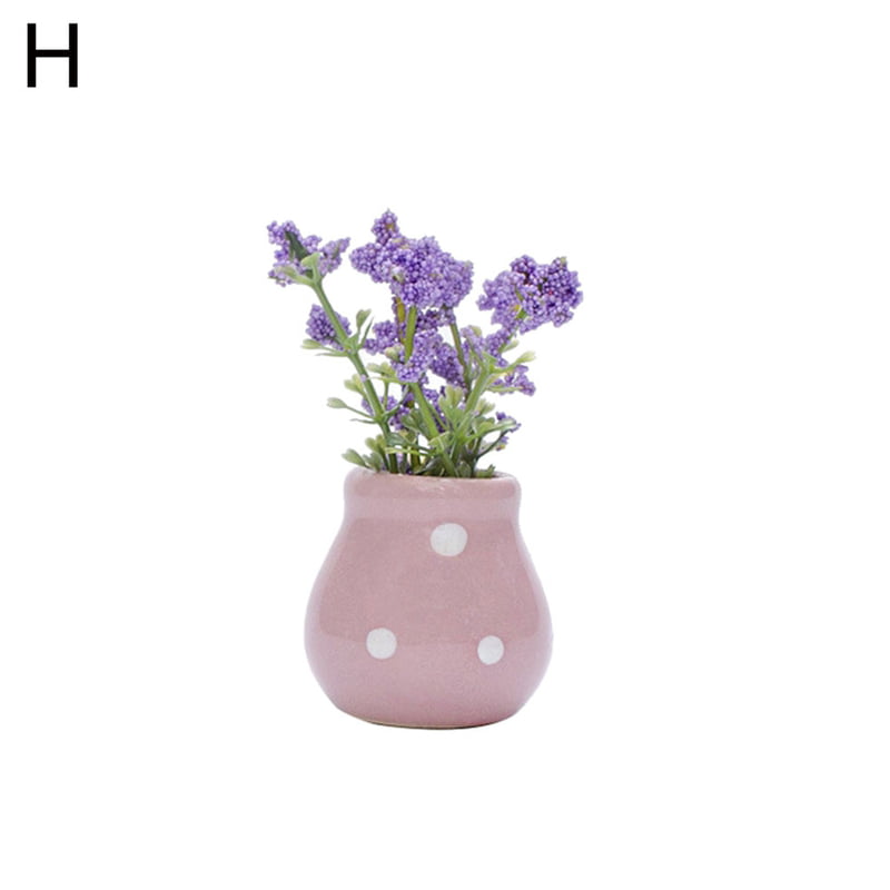 Set of 50 Purple Orchid Kitchenware Dollhouse Miniatures Ceramic Supply Deco-3 