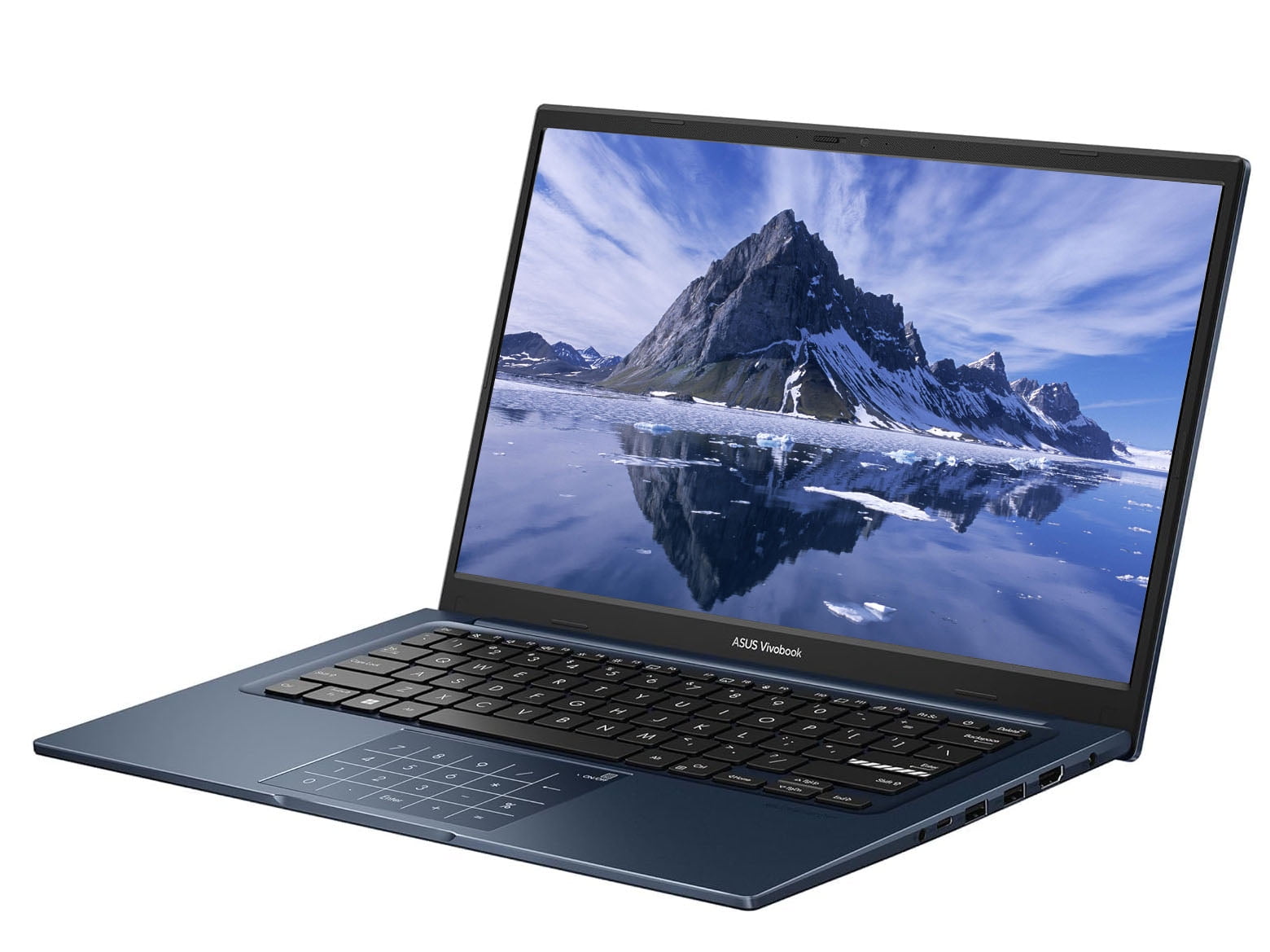 ASUS Vivobook 14" FHD Lightweight Laptop, 16GB RAM, 512GB PCIe SSD, Intel Core i3-1215U(Beat i5-1135G7), Chiclet Keyboard, WiFi 6E, Type-C, Camera, HDMI, Win 11, Quiet Blue, w/ SE Accessories