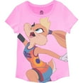 thumbnail image 2 of Space Jam Lola Bunny Girls T-Shirt - Front & Back Tee - Sizes 4-16, 2 of 3