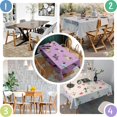 thumbnail image 4 of Cute Cartoon Dachshund Rectangle Tablecloth 60"x102",Waterproof Polyester Rectangle Table Cloth, Wipeable Spillproof Polyester Tablecloth for Dining, Camping, Indoor and Outdoor, 4 of 6